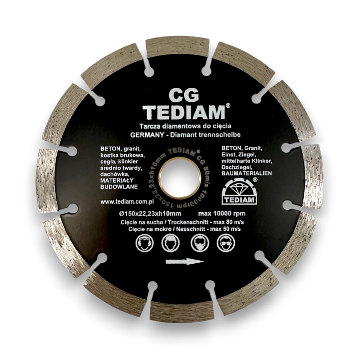 Tarcza diamentowa segmentowa CG TEDIAM